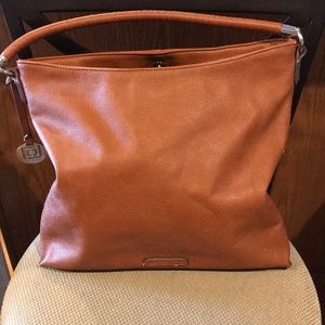 Chestnut hobo shoulder purse